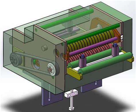 压辊送料机3d模型下载 三维模型 Solidworks模型 制造云 产品模型