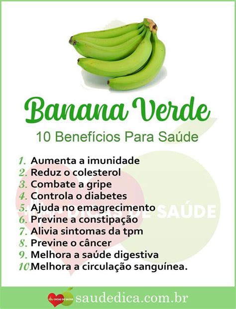 Banana verde Receitas banana verde Benefícios da banana