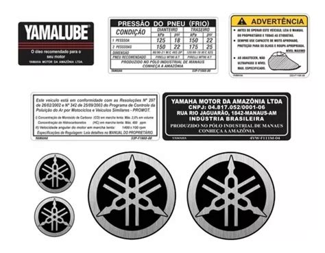 Adesivo Kit Emblema Etiqueta Logo Yamaha Tenere Parcelamento Sem Juros