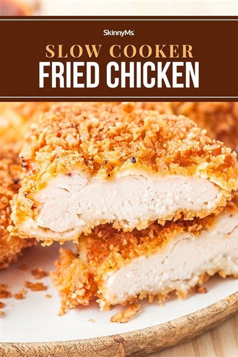Slow Cooker Fried Chicken Recipe Chicken Crockpot Recipes Fried