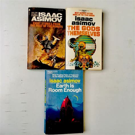 Lot Of Vintage Isaac Asimov Paperbacks Science Fiction S Retro