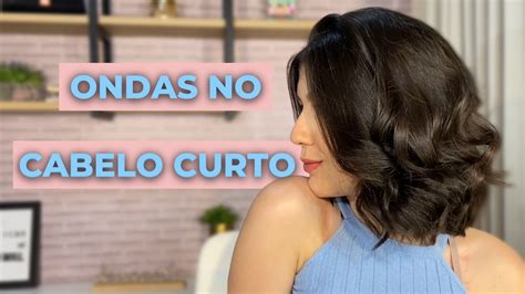 Como Fazer Ondas No Cabelo Curto Chapinha Youtube