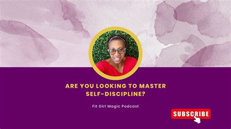 Are You Looking To Master Self Discipline Youtube