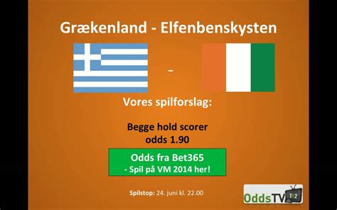 Odds Tv Gr Kenland Elfenbenskysten Spilforslag Vm