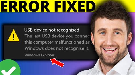 How To Fix Usb Device Not Recognized On Windows Full Guide Youtube