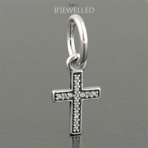 Pandora Silver Symbol Of Faith Cross Dangle Charm 791310cz Pandora