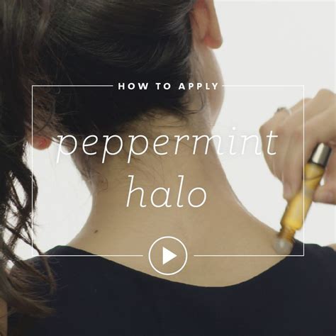 Peppermint Halo® Cooling And Soothing Oil Blend For The Head Saje