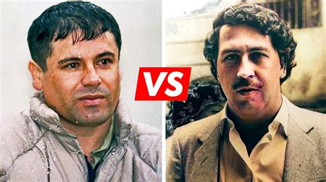 El Chapo Guzman Vs Pablo Escobar