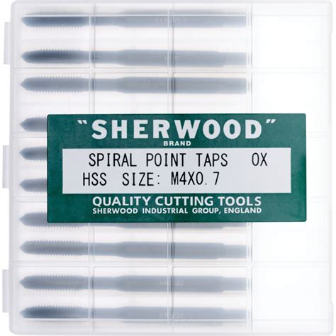 Sherwood Machine Tap M X Mm Metric Coarse Spiral Point High