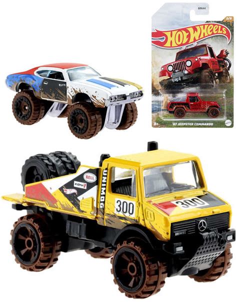 Mattel Hot Wheels Auto T Matick Mud Runners Zabl Cen Druh D Tsk
