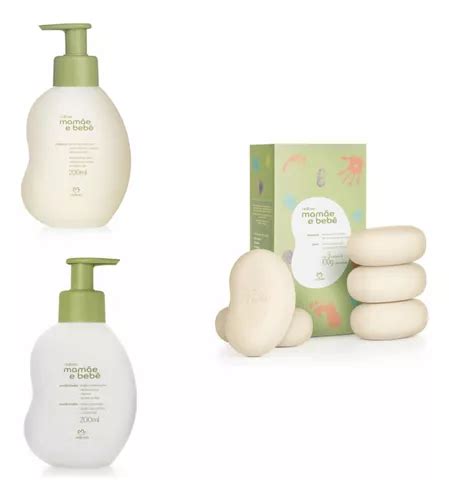 Presente Mam E Beb Shampoo Condicionador Sabonete Natura