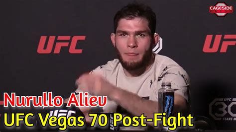 UFC Vegas 70 Nurullo Aliev Stays Undefeated In His Official UFC Debut