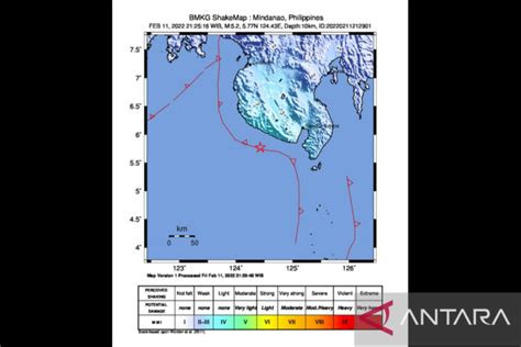 Gempa Magnitudo Guncang Kawasan Kepulauan Sangihe Antara News