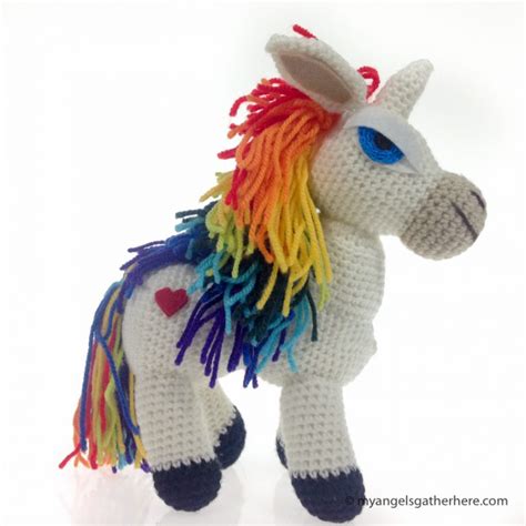 Large Rainbow Unicorn Plush