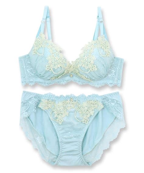 fran de lingerie 下着女性 上下セット レディース レースオンレースの繊細ランジェリーすっきりラインの谷間メイクブラ