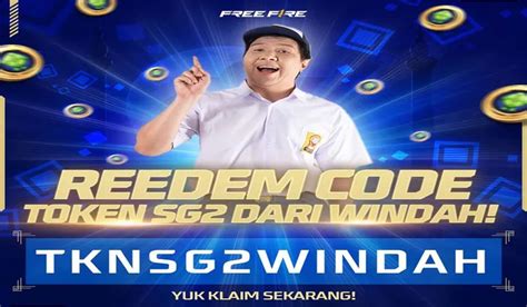 Kode Redeem FF Terbaru 2 April 2024 Token SG2 Dari Youtuber Windah