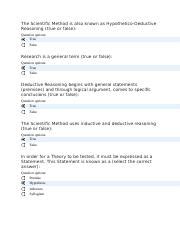 Research Basics Research Theory Chapters 1 2 Docx The Scientific