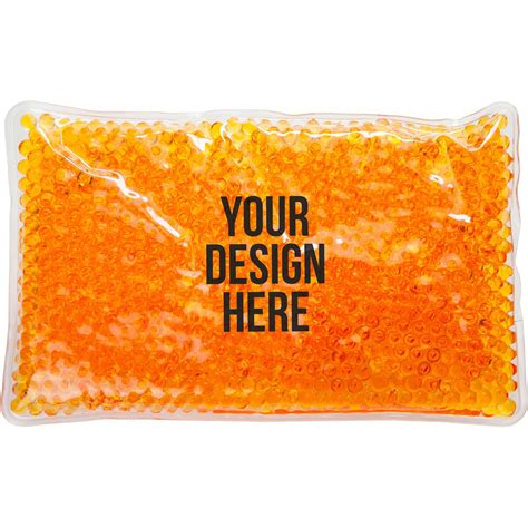 Imprinted Deluxe Aqua Pearls Hot Cold Packs