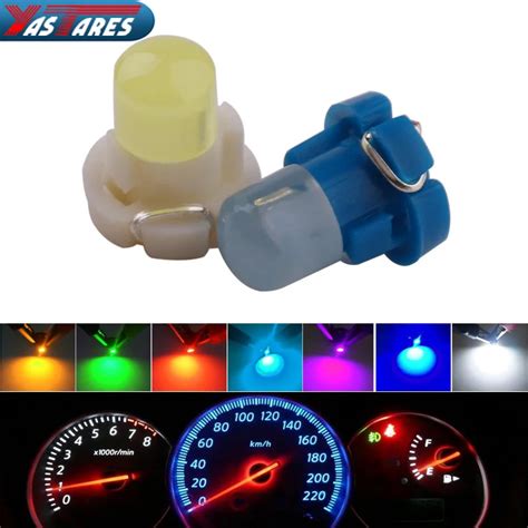 Car Led 5PCS 12V T3 COB Auto Car Led Instrument Dashboard Dash