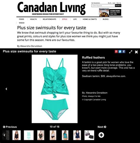 Head Over To Canadian To See Some Swimwear Included In The Best Plus