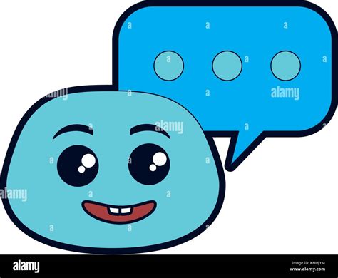 Nerd Emoji Face With Speech Bubble Stock Vector Image Art Alamy