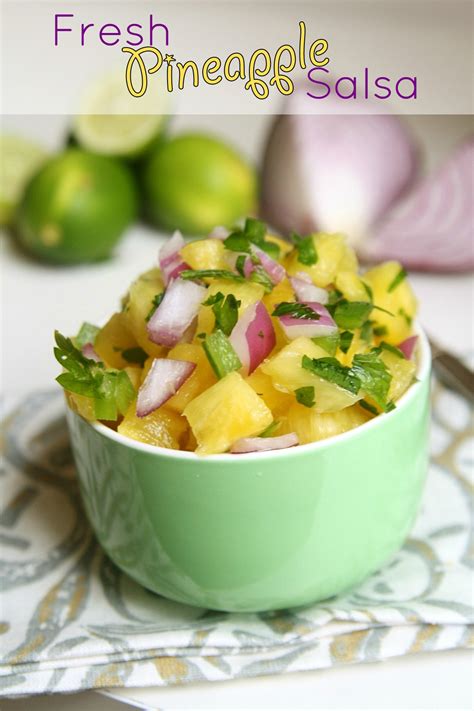 Fresh Pineapple Salsa The Tasty Bite