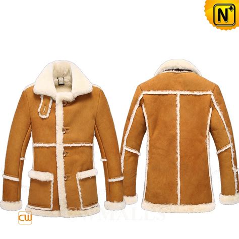 Cwmalls® Custom Shearling Rancher Coat Cw808208