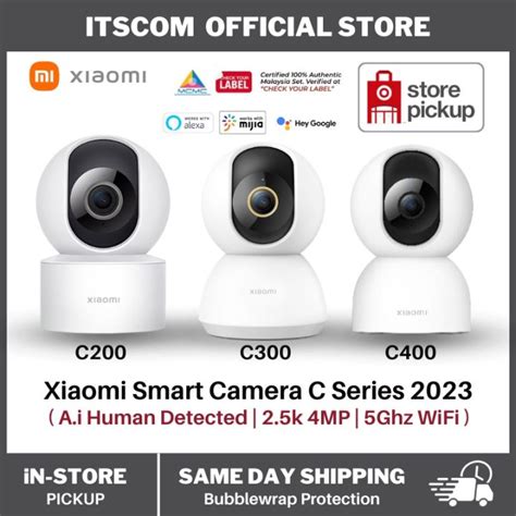 Xiaomi Smart CCTV Camera C200 C300 C400 HD Resolution Infrared