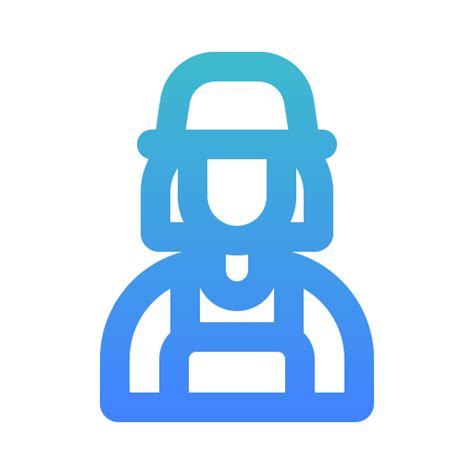 Waiter Generic Gradient Outline Icon