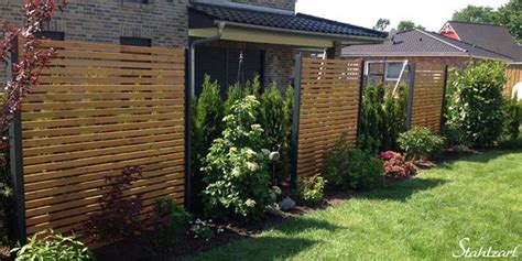 Sichtschutz Zaun Garten Terrasse Balkon Holz Metall Kaufen Stahlzart