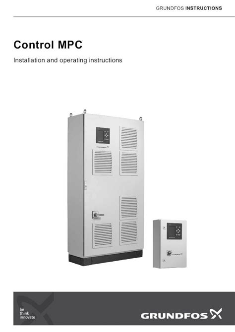 PDF Control MPC GrundfosControl MPC Is Divided Into Four Groups