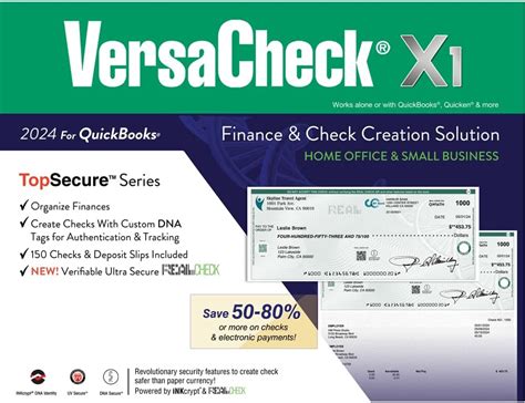 Versacheck X1 2024 For Quickbooks Finance And Check