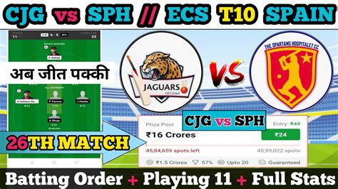 Cjg Vs Sph Dream Cjg Vs Sph Dream Prediction Cjg Vs Sph Th