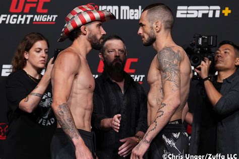 Photos Ufc Fight Night Official Weigh Ins Faceoffs Mma Underground