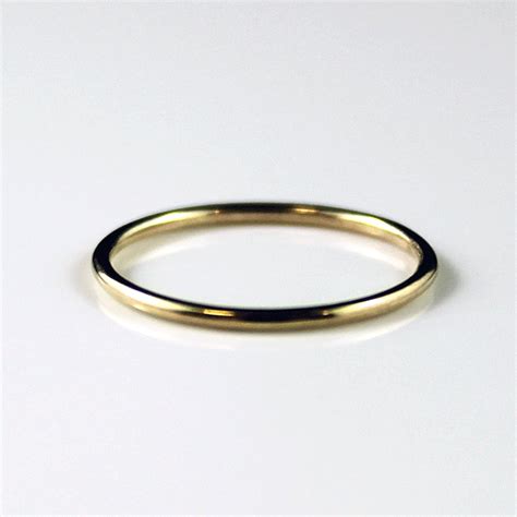 Gold Plain Ring | A Silver Circle