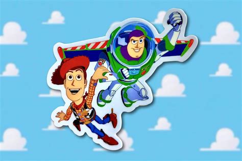 Buzz Lightyear And Woody Flying