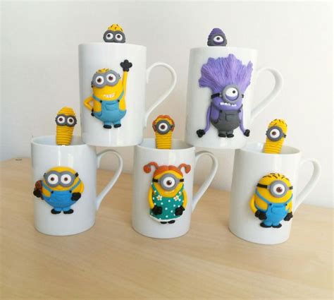 My New Polymer Clay Minion Mugs Polymer Clay Ts Polymer Clay