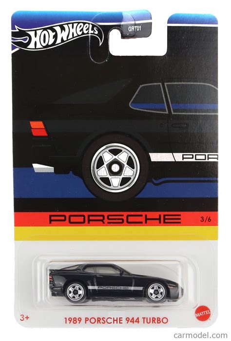 MATTEL HOT WHEELS GRT G HRW Scale PORSCHE TURBO BLACK