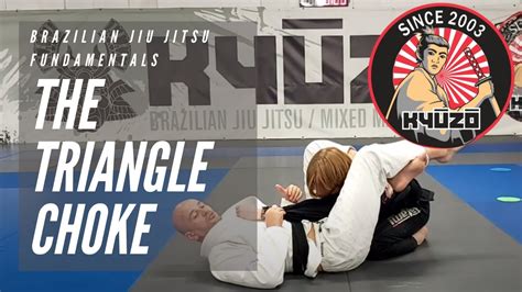 Brazilian Jiu Jitsu Fundamentals Finishing The Triangle Choke Youtube