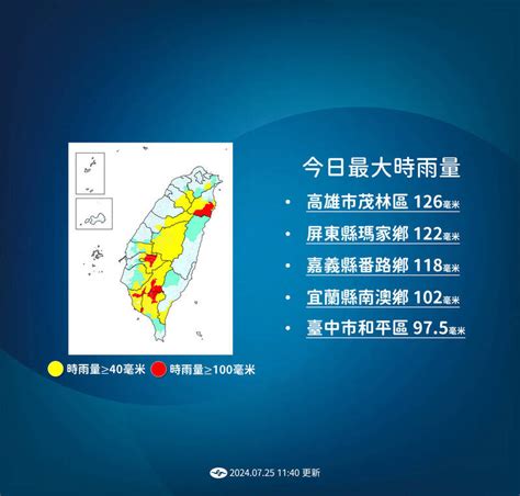 凱米颱風帶來巨量降雨！氣象署：對流雲系可能往中部擴展 生活 自由時報電子報