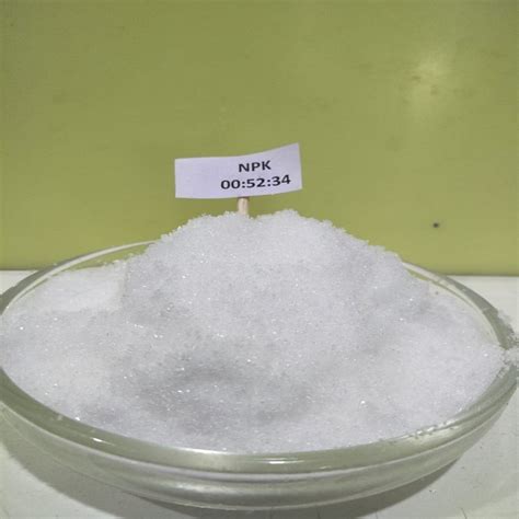 Grade Standard Chemical Grade NPK 00 52 34 Fertilizer For Agriculture