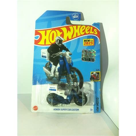 Jual Hot Wheels 2023 HW Moto Mini Collection 5 Honda Super Cub Custom Dark Blue FS AKTA By