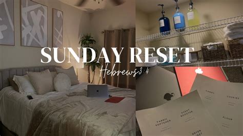 Sunday Reset Cleaning Laundry Organizing More Youtube