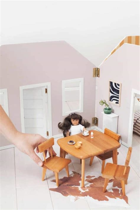 Make A Fold Away Dollhouse A Beautiful Mess