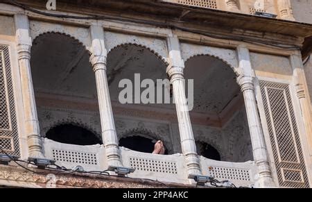 Varanasi, India - No 2022: Architecture of ancient building, Lord shiva ...