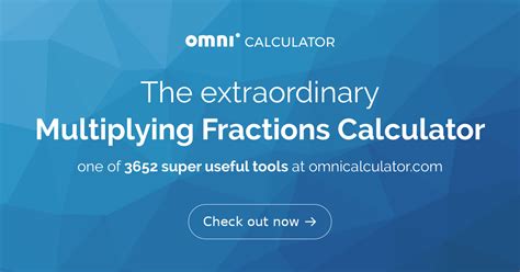 Multiplying Fractions Calculator