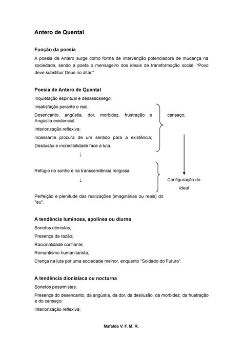 Antero de Quental Apontamentos das aulas Antero de Quental Função