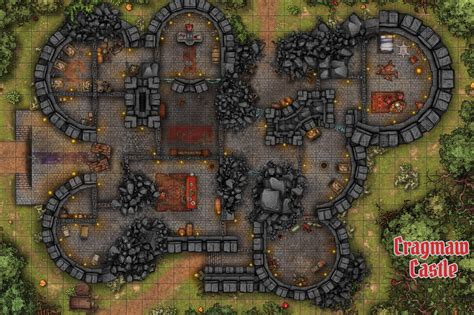 Cragmaw Castle Day 20x30 Lost Mine Of Phandelver Inkarnate