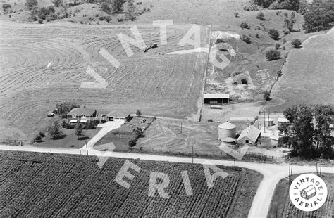 Vintage Aerial Illinois Rock Island County 1967 19 ARO 12