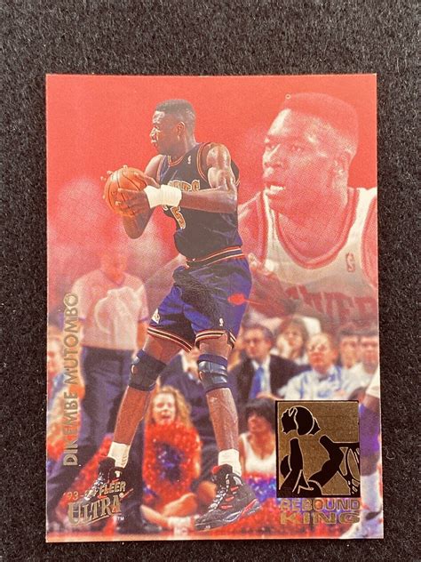 1994 Fleer Ultra Dikembe Mutombo Basketball Card 6 Denver Nuggets EBay